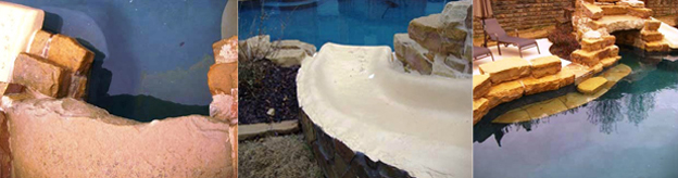 Salt Water Pool Damage